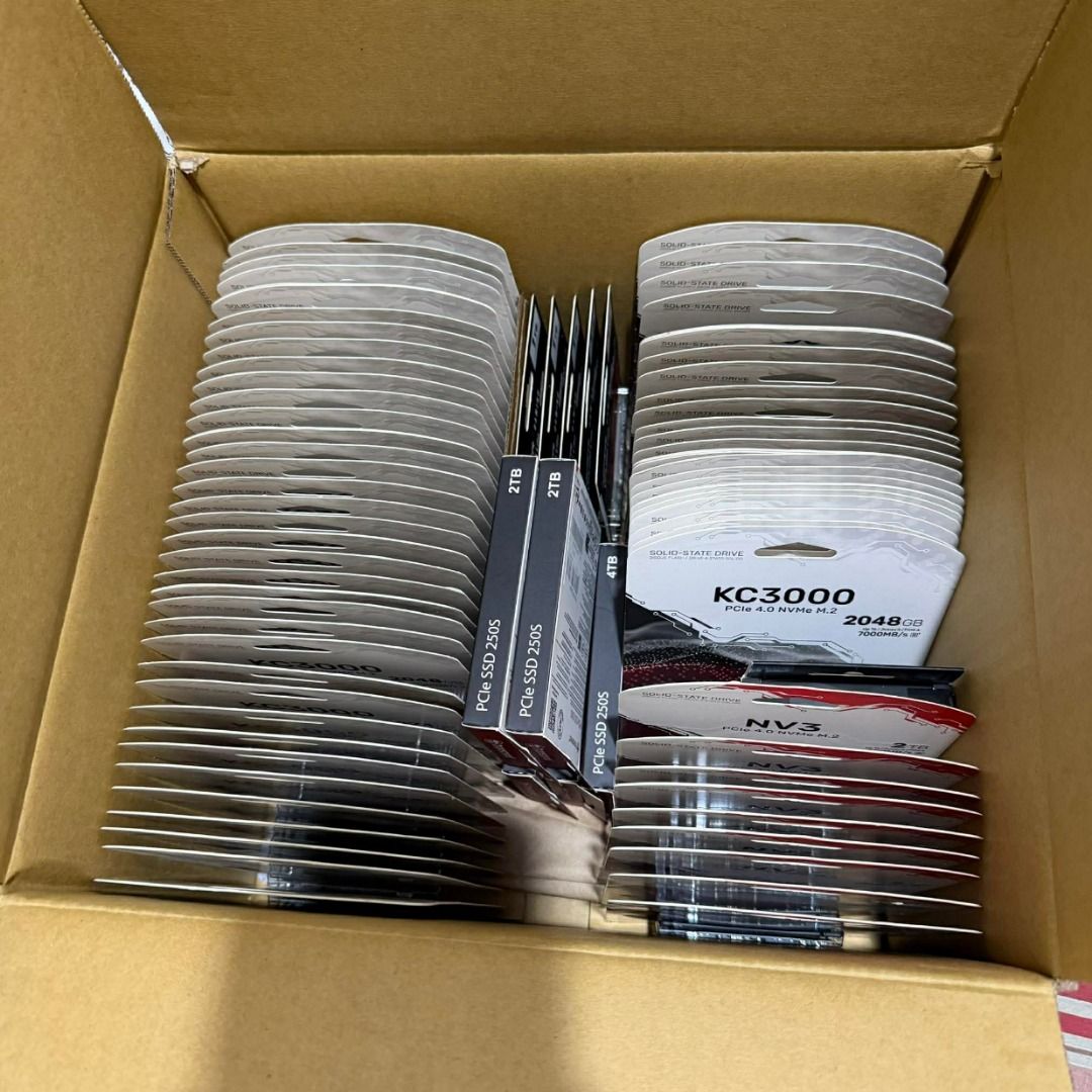 SSD NVME CHECK DESCRIPTION (Category: Computer Parts) located in Makati City. Submitted by toni_muceros (Listing ID 1420679038, Image 1). Description: Description format as follows: Unit name > price > stock/quantity 1TB GEN4 NVME - NO DRAM VIPER VP4300 LITE 1TB GEN4 NVME SSD ₱7,500.00 1 KINGSTON NV3 1TB GEN4 NVME SSD ₱7,800.00 52 2TB GEN4 NVME - NO DRAM KINGSTON NV3 2TB GEN4 NVME SSD ₱14,000.00 2 MSI SPATIUM M470 PRO 2TB GEN4 NVME SSD ₱15,000.00
