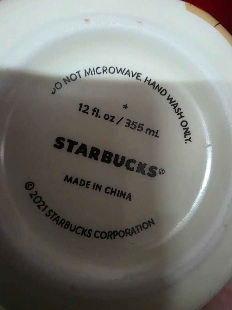 STARBUCKS China 2021 rabbit mug (Category: Coffee & Tea Tableware) located in Valenzuela. Submitted by scarletangel35 (Listing ID 1420676631, Image 3). Description: brand new with box on hand original starbucks mug rfs: decluttering sf handled by buyer.