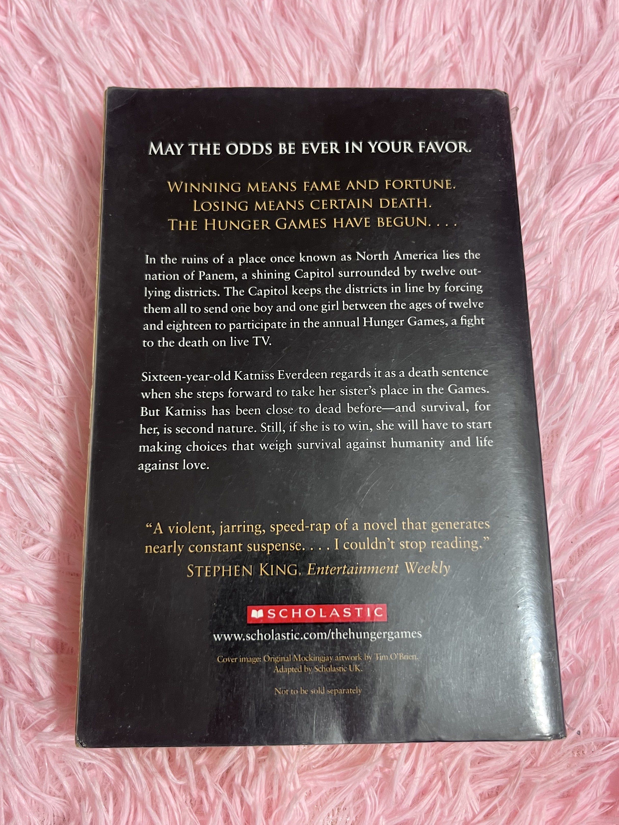 The Hunger Games by Suzanne Collins (Category: Storybooks) located in Rizal. Submitted by armario.ph (Listing ID 1420592779, Image 2). Description: - The Hunger Games by Suzanne Collins - Published by Scholastic - PM FOR MORE DETAILS WE SHIP VIA J&T.