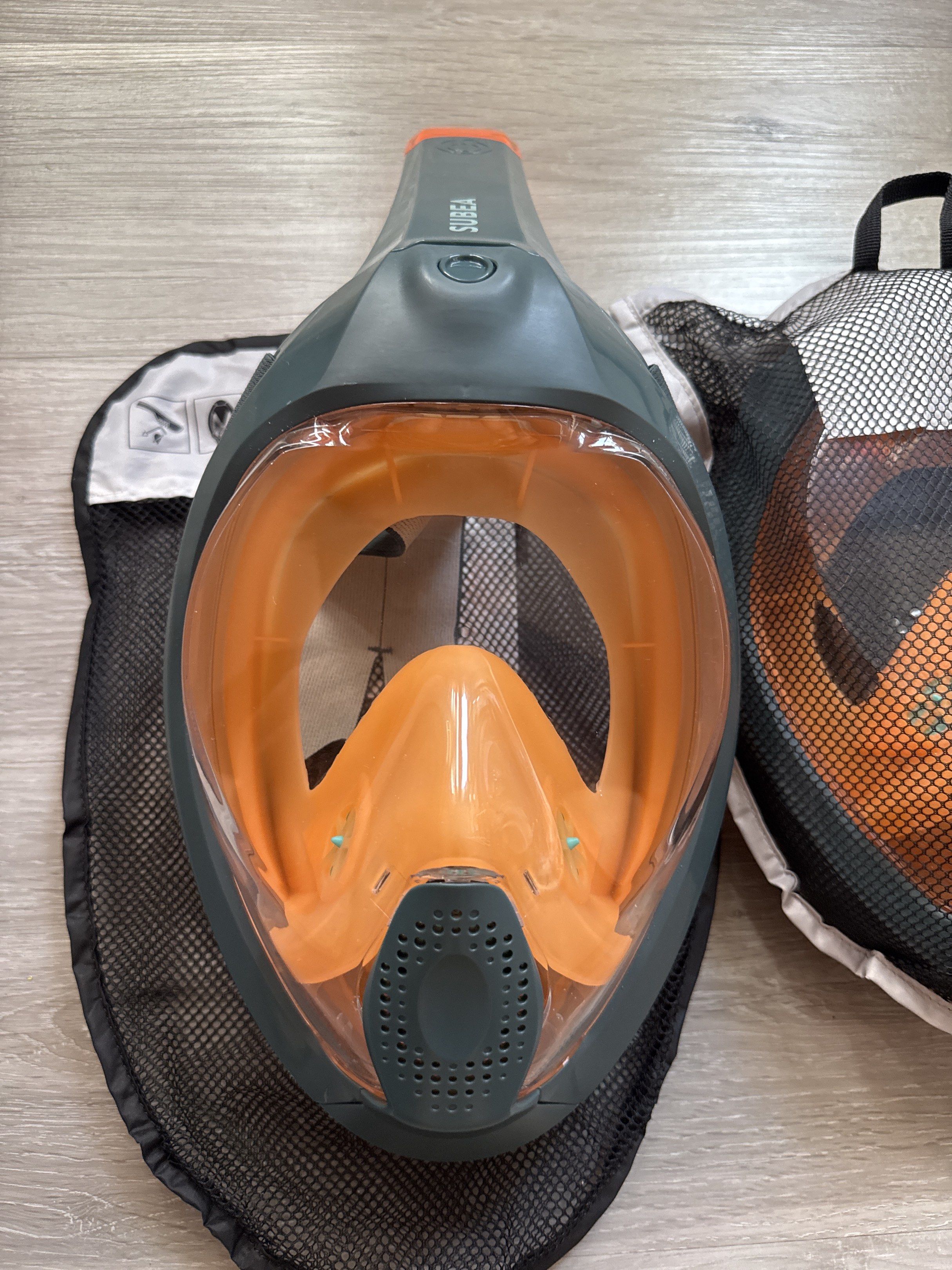Tribord Easybreath Full Face Snorkel Mask, Sports Equipment, Sports ...
