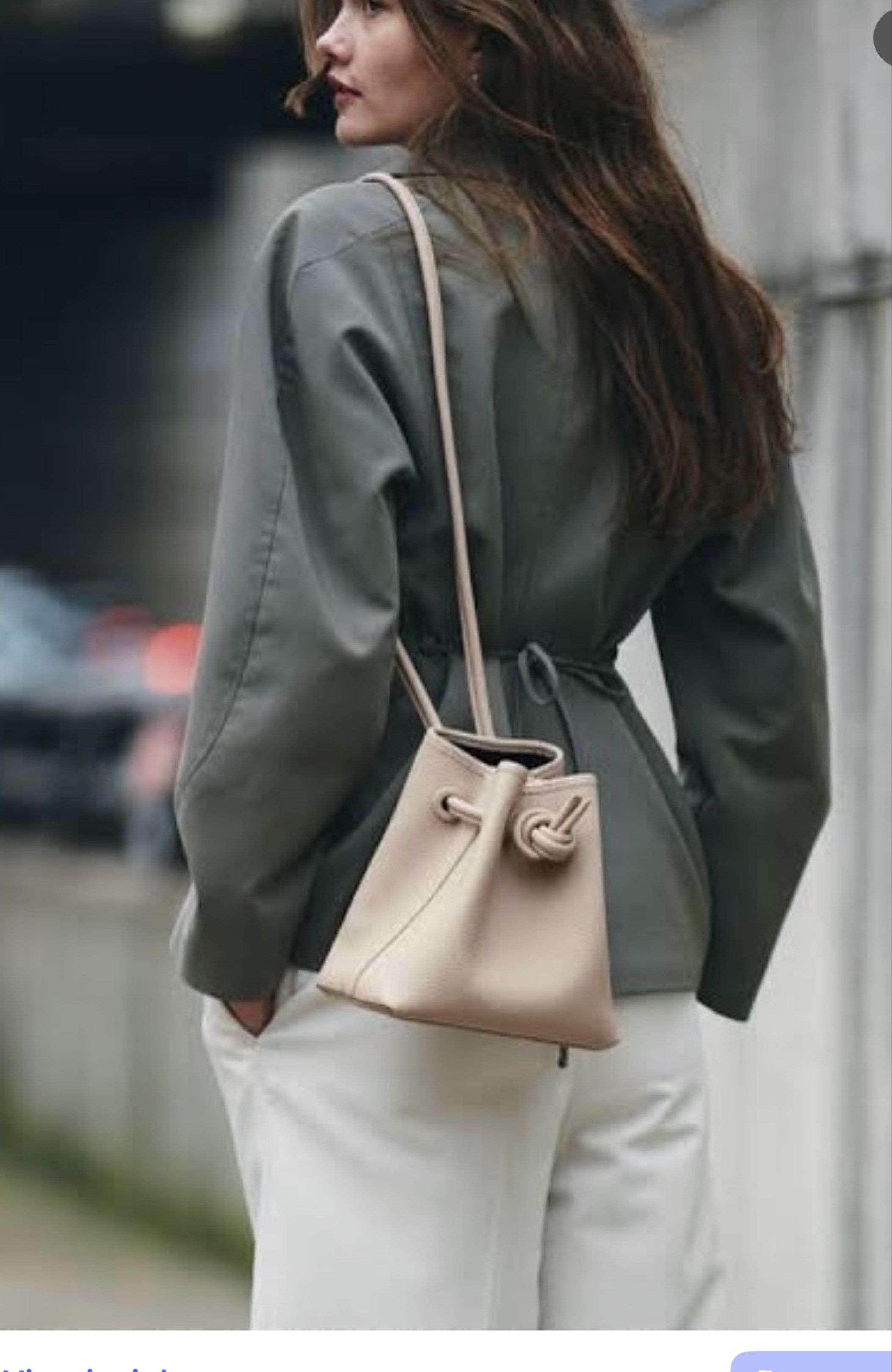 Vasic Bond Mini Mini Handbag (Category: Luxury Bags & Wallets) located in Paranaque City. Submitted by brandedlab (Listing ID 1420663861, Image 2). Description: - Vasic Bond Mini Mini bucket bag - Stylish design - Features a knotted closure - Includes a crossbody strap - Crafted from textured leather - Dimensions: W16 x H18 x D10 cm.