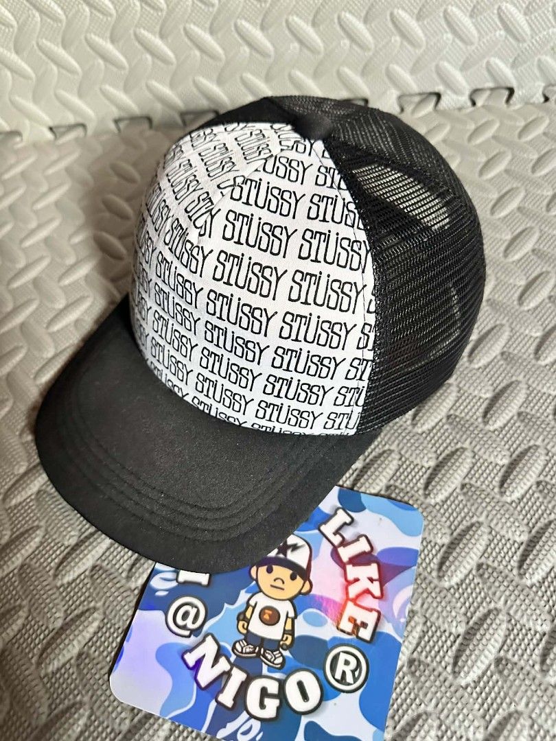 Vintage Stussy Trucker Cap (Category: Caps & Hats) located in Davao. Submitted by if33likenigo (Listing ID 1420588013, Image 3). Description: all details posted vintage stussy trucker cap soft foam issue last pic minor crack brim.