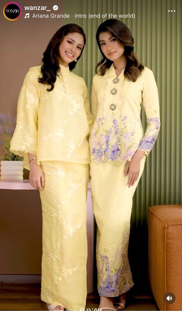 WANZAR Petra Kurung in Yellow (Category: Baju Kurung & sets) located in Sepang. Submitted by mimo.thriftshop (Listing ID 1420594035, Image 2). Description: Wanzar Petra kurung Yellow Size S Condition 10/10 Pakai sekali hari raya sahaja Rm 250 (Rm 319) can nego.