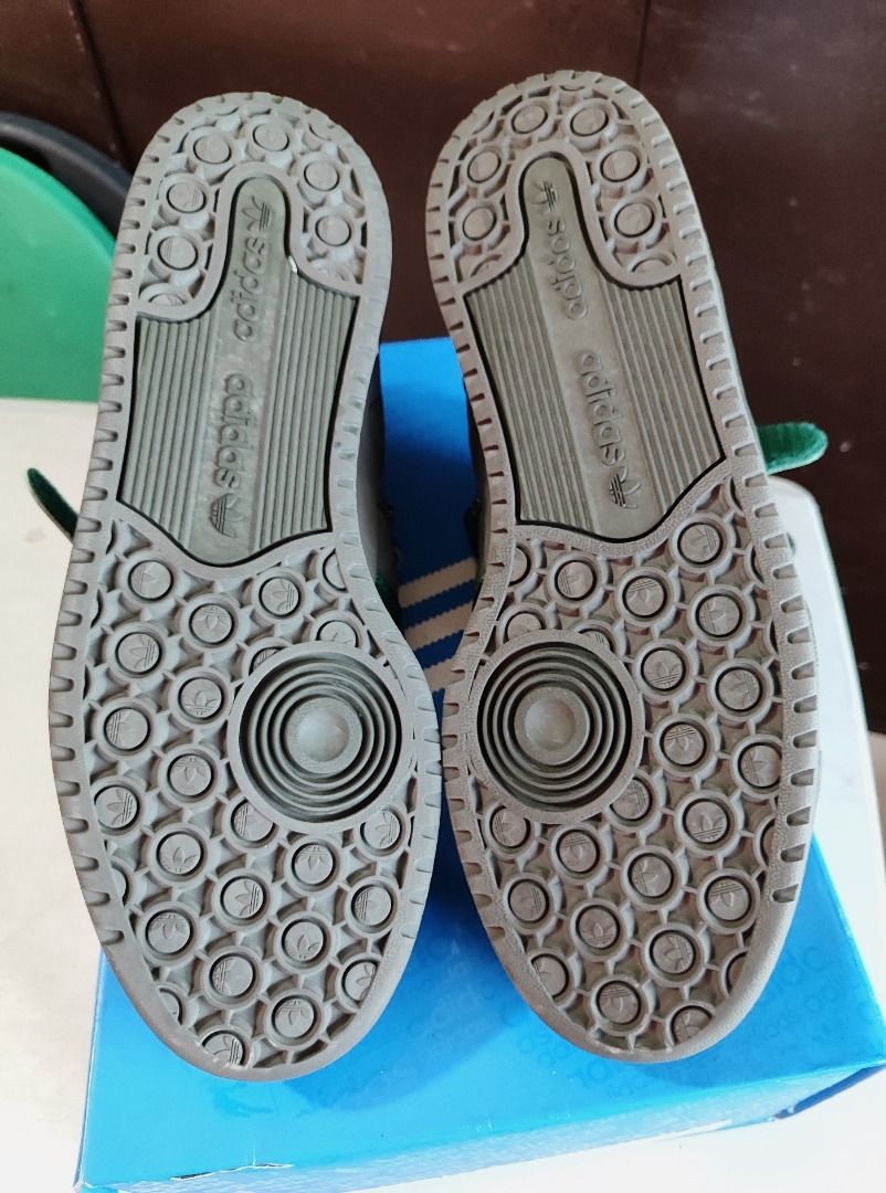 Adidas Forum 84 Camp Low Green (Category: Sneakers) located in Antipolo. Submitted by usedcarsonline (Listing ID 1424056212, Image 3). Description: - Adidas Forum 84 Camp Low sneakers - Green and grey colorway - Adidas logo on side and tongue - Size: US 10.5 - Condition: Excellent, minimal sole wear - Includes original box For Sale: Adidas Forum 84 Camp Low 'Dark Green' GV6784 Size 10.5 US Men Legit pair used - good condition 8/10 purchased at Ad