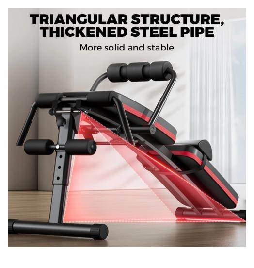 Adjustable Abdominal Bench Machine | Multifunctional Abdominal Bench ...