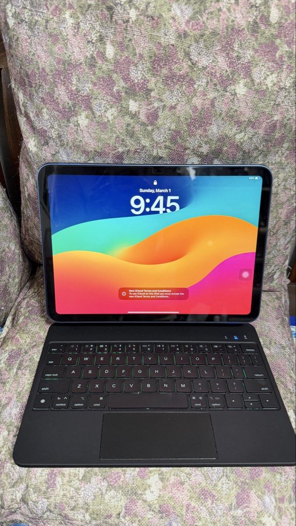 Apple iPad 10thGen (Blue) with Keyboard (Category: iPad) located in Manila. Submitted by backupaccount2 (Listing ID 1424115034, Image 1). Description: - 📱 iPad 10th Gen – 64GB (Blue) 💙 Good as new 📦 With box & keyboard 🔒 Tempered glass already installed 🔋 No charger (already used) 💰 ₱20,000 only RFS: Extra iPad — we have 2 at home. PM if interested 💌.