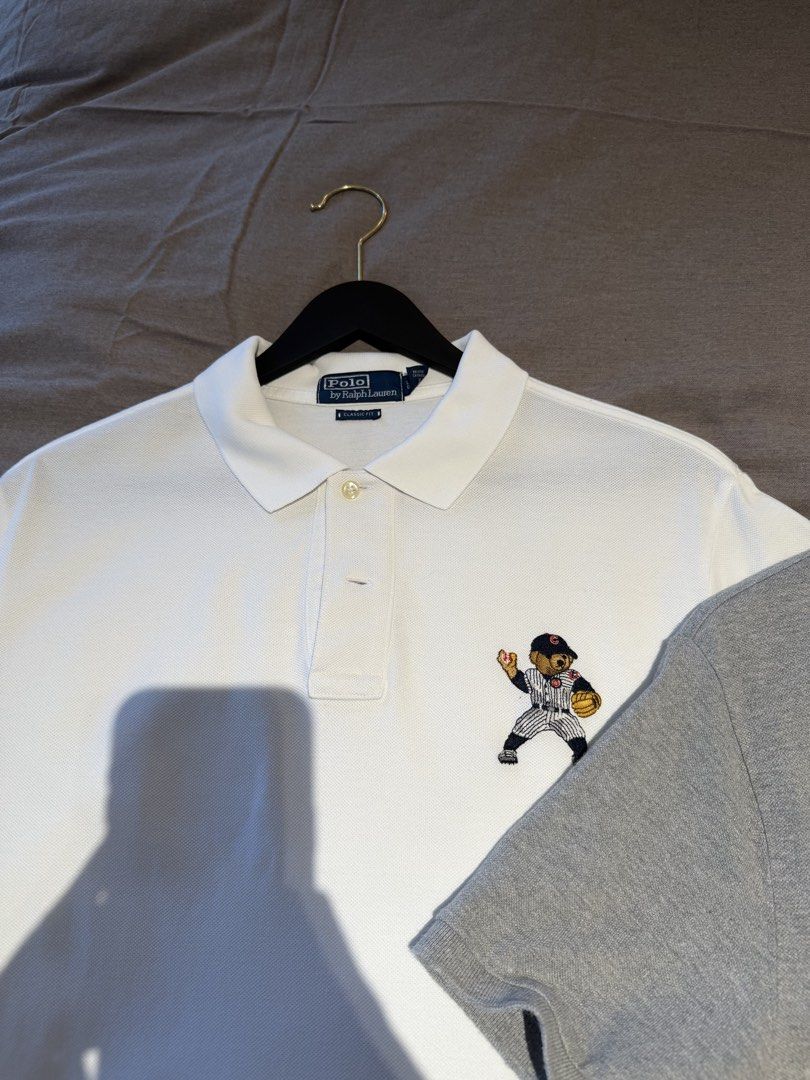 AUTH Polo Ralph Lauren Bear Polo Shirt (Category: Tshirts & Polo Shirts ) located in Manila. Submitted by hersheykylie (Listing ID 1424059332, Image 2). Description: PRIORITY BUNDLE need to dispose asap! Seldom use All Authentic POLO RALPH all size LARGE 4,500 all WHITE - classic fit Gray - Custom Slim Fit Green - Classic Fit Orange - Classic Fit No measurements / dimension No rush shipping .