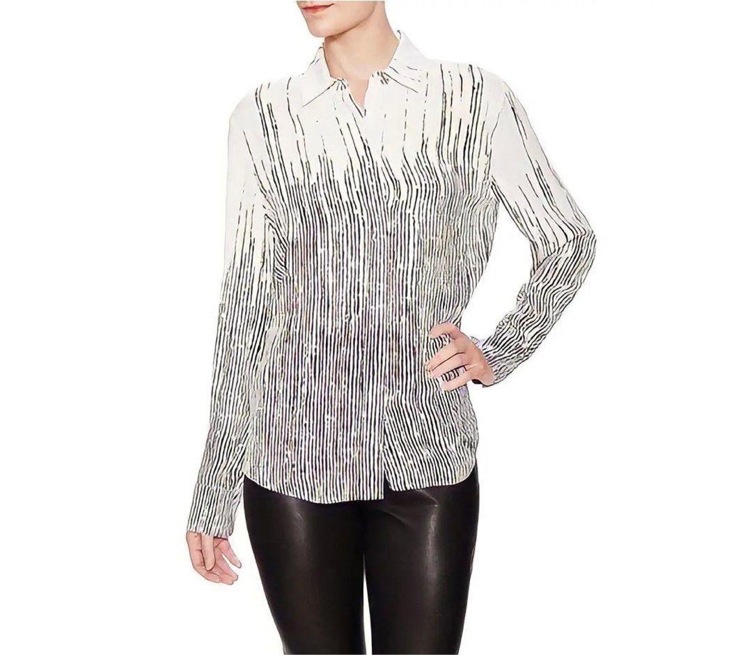 Balenciaga - Abstract Stripe - Longsleeves (Category: Longsleeves) located in Subic. Submitted by splx.stff (Listing ID 1424139424, Image 2). Description: No Flaw Good Condition sign of usage All details are posted - Width: 20 Length: 27 - Feel free to offer Ask before you buy No return No Refund.