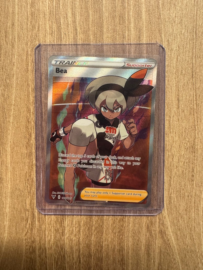 Bea Vivid Voltage Full Art Supporter Card Pokemon Card, Hobbies & Toys ...
