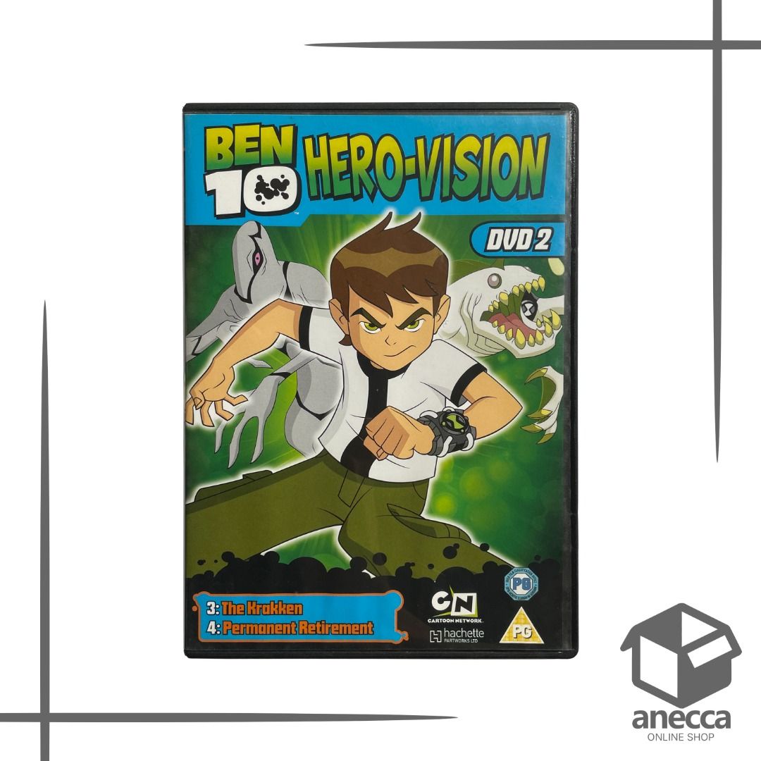 Ben 10: Hero-Vision (DVD 2) (Category: CDs & DVDs) located in Taguig. Submitted by anecca (Listing ID 1424122799, Image 1). Description: • Region 2 • Small crack hole on upper right edge of its case • Good Please message if you have any concerns or requests..