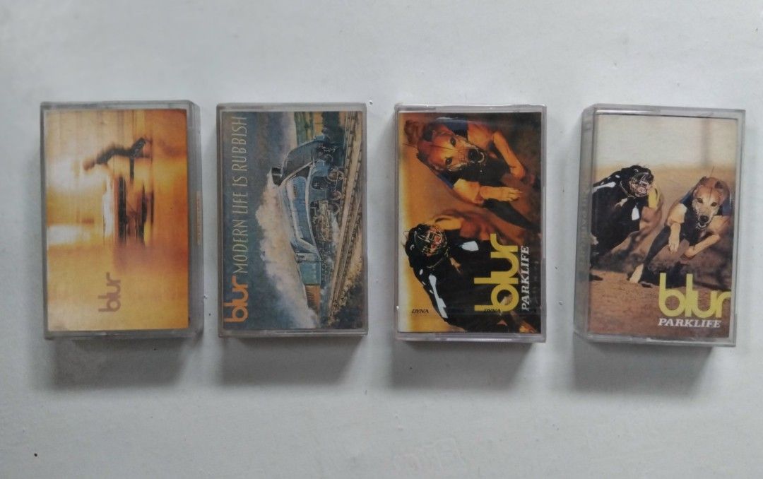Blur Cassette Tape Collection (Category: CDs & DVDs) located in Makati City. Submitted by KAMUSIKATAYO (Listing ID 1424004842, Image 3). Description: - Blur cassette tape collection - Includes "Blur", "Parklife", and "Modern Life Is Rubbish" albums - All tapes in original cases - Ideal for Blur fans and cassette collectors P3000 SET 1 PARKLIFE IS STILL SEALED.