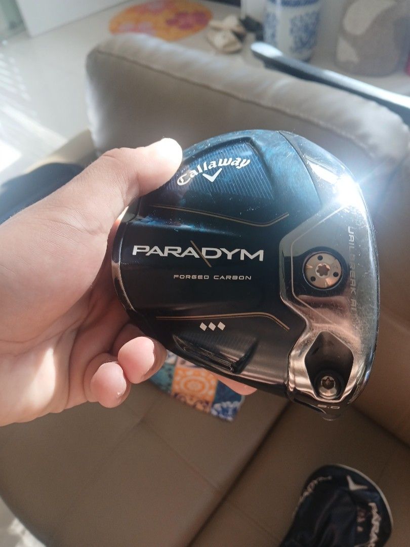 Callaway Paradym Triple Diamond Forged Carbon (Category: Golf) located in Cagayan de Oro. Submitted by eddie0989 (Listing ID 1423971776, Image 1). Description: Callaway Paradym Triple Diamond Driver Head -9.0º of loft -Head Only -Comes with headcover -No adapter sadly -Minor scratches on top -Minor scratches on face -Used for 5 months in tournament play .