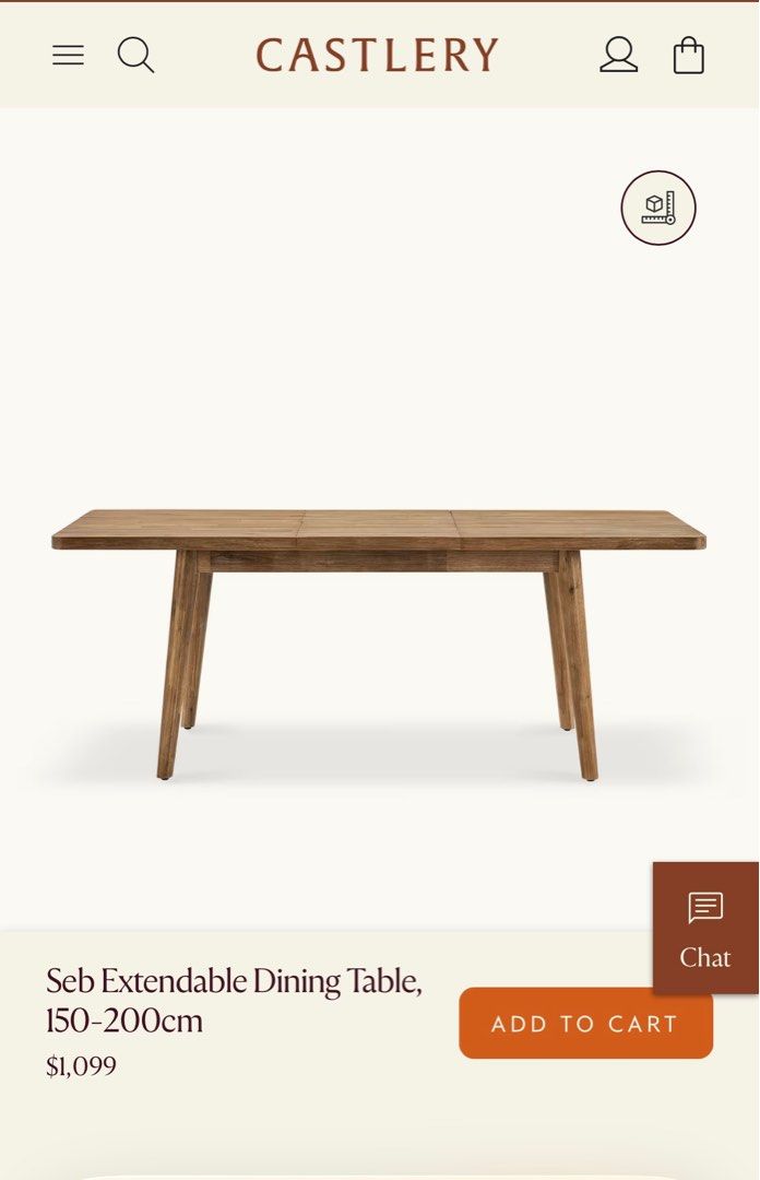 Castlery Seb Extendable Dining Table, Furniture & Home Living ...