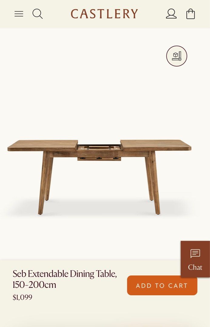 Castlery Seb Extendable Dining Table, Furniture & Home Living ...