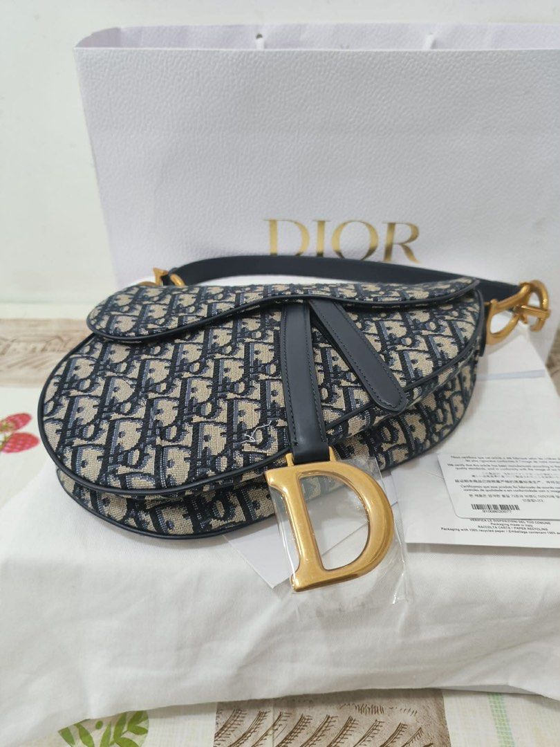 Christian Dior Saddle Bag (Category: Luxury Bags & Wallets) located in Manila. Submitted by katespinosa (Listing ID 1424060822, Image 3). Description: Christian Dior Saddle Bag Brandnew Complete with box and papers.