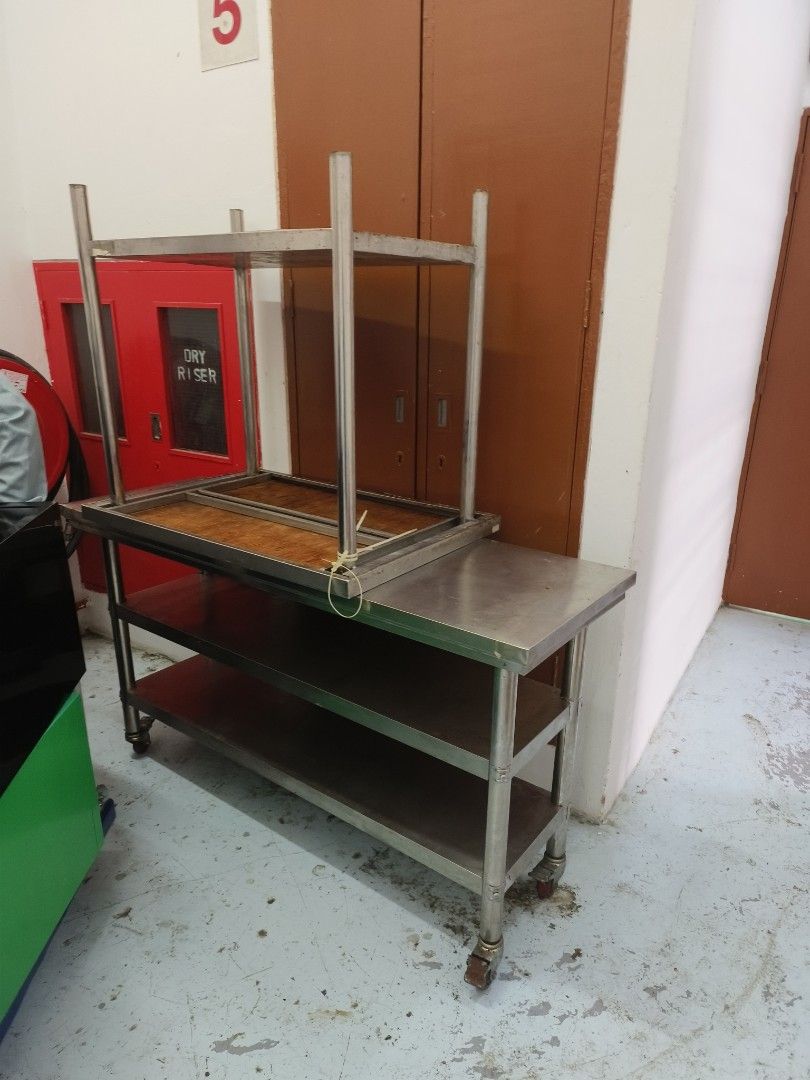 Commercial Kitchen Equipment - Stainless Steel Tables, Racks, and Trays ...