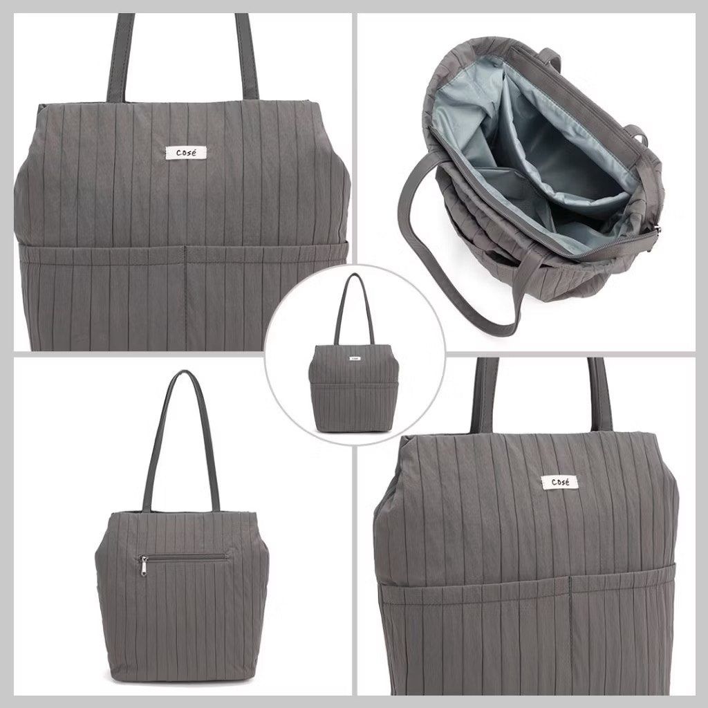 Cosé Pleated Tote Bag (Category: Tote Bags) located in Imus. Submitted by pamlndrs (Listing ID 1424022807, Image 2). Description: Cosé Cassipi Shoulder Bag - Can fit an iPad - Used only once - Properly stored - In great condition Message me for more photos..