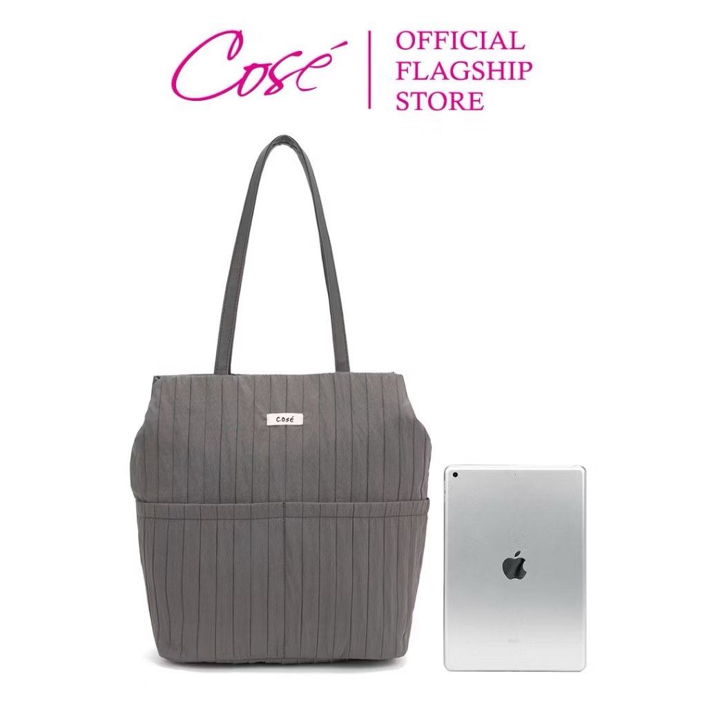 Cosé Pleated Tote Bag (Category: Tote Bags) located in Imus. Submitted by pamlndrs (Listing ID 1424022807, Image 3). Description: Cosé Cassipi Shoulder Bag - Can fit an iPad - Used only once - Properly stored - In great condition Message me for more photos..