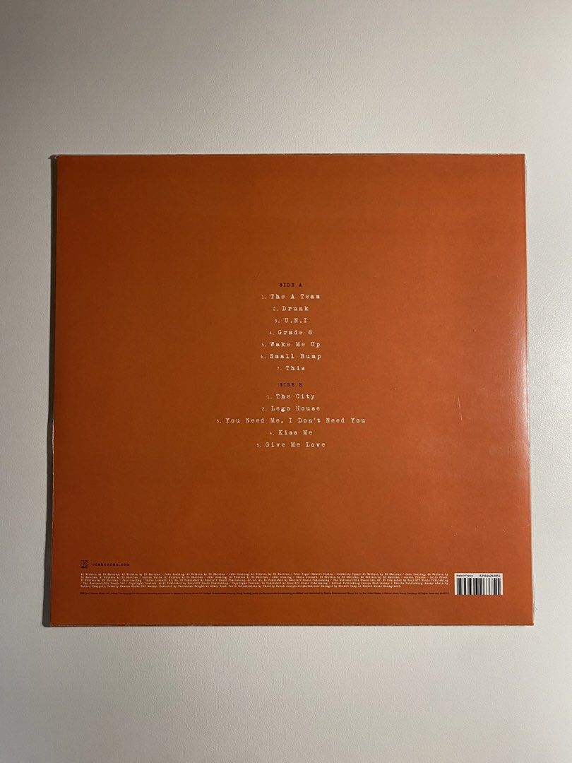Ed Sheeran Vinyl Record (Category: Vinyls) located in Manila. Submitted by tokirecords.ph (Listing ID 1424007917, Image 2). Description: Follow instagram- tokirecords.ph ED SHEERAN ALBUM: + Brandnew Sealed Famous Ed Sheeran Songs On Hand Item, ready to deliver Track list: A1 The A Team A2 Drunk A3 U. N. I. A4 Grade 8 A5 Wake Me Up A6 Small Bump A7 This B1 The City B2 Lego House B3 You Need Me, I Don’t Need You B4 Kiss Me B5.1 Give Me Love B5.2 Th