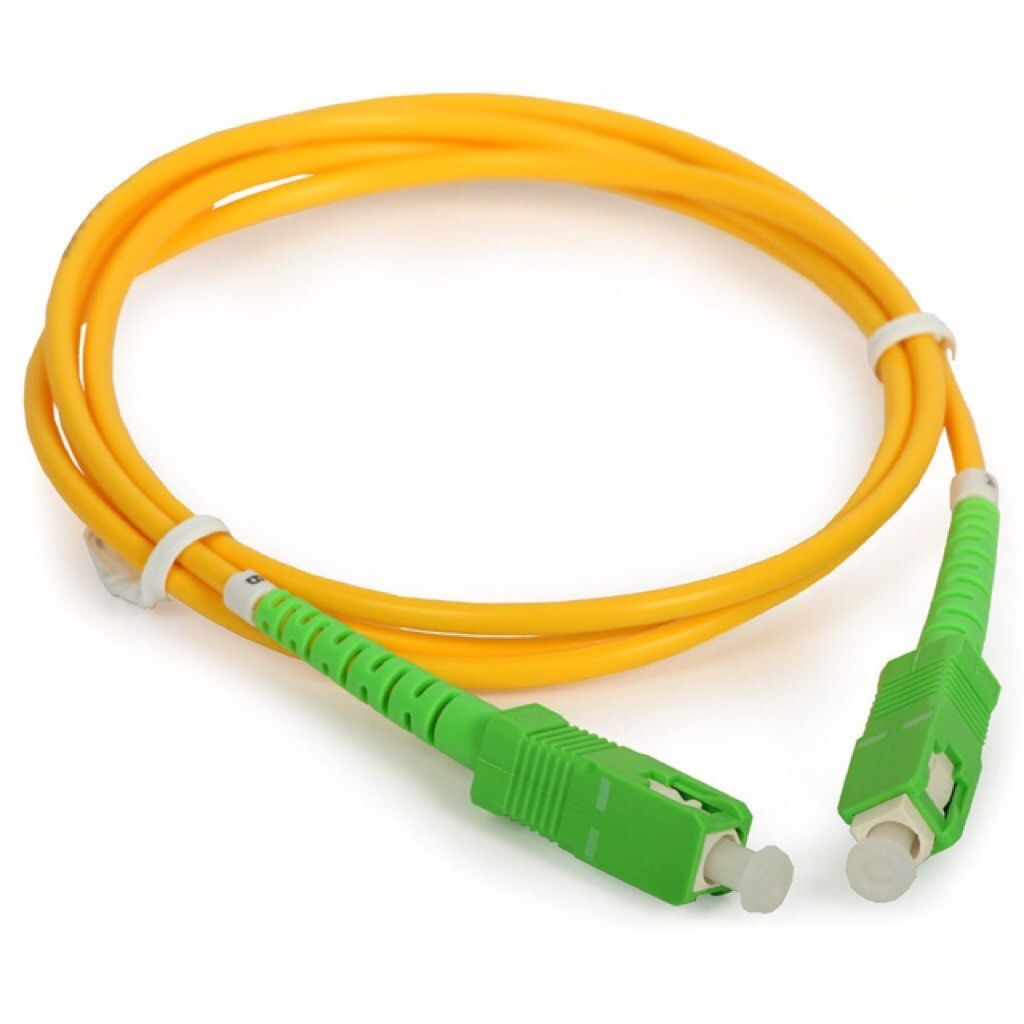 Fiber Optic Cable - Yellow, Green Connectors405968342200494080