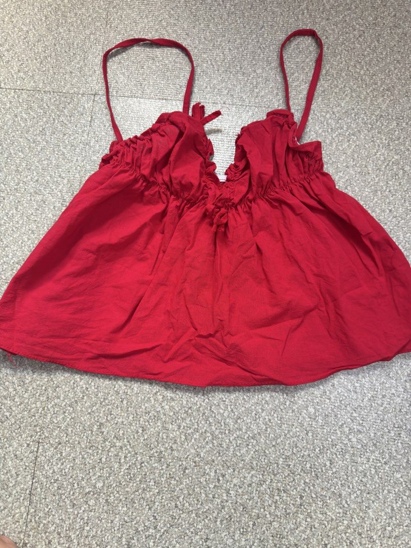 For take all- Mera & Coquette Linen Top (Category: Blouses) located in Cainta. Submitted by bellemoda.ph (Listing ID 1424008283, Image 2). Description: Fits only but never worn. Mera- XL Coquette- S to XL frame.