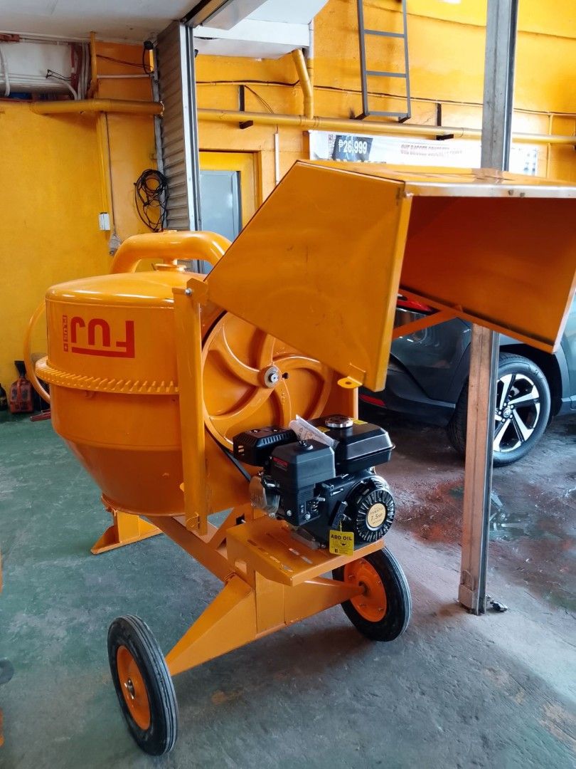 Fuji Concrete Mixer 7.5HP Yamato Engine, Commercial & Industrial ...