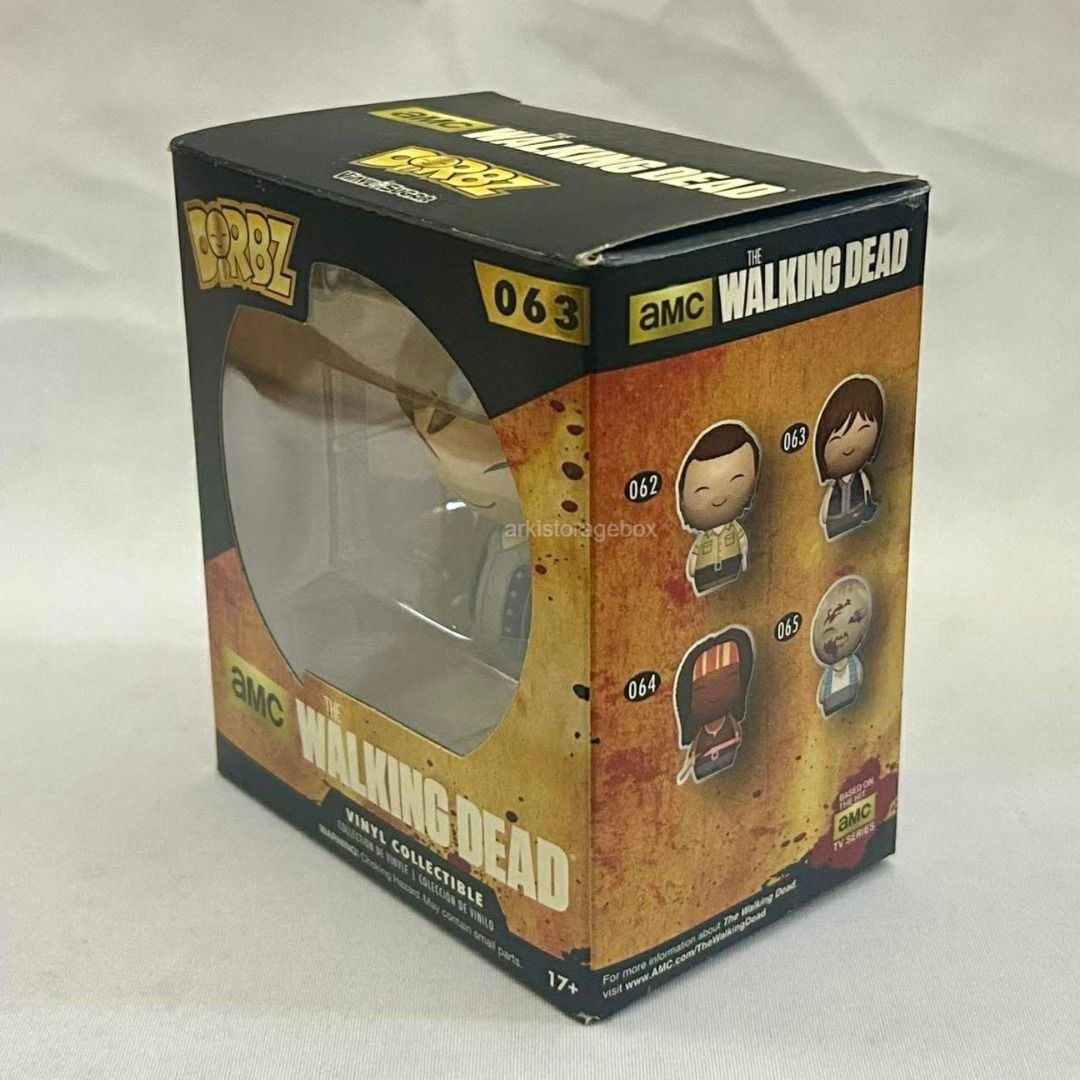 Funko Dorbz The Walking Dead DARYL DIXON (Category: Designer & Blind Box Toys) located in Quezon City. Submitted by arkistoragebox (Listing ID 1424048598, Image 2). Description: Item is on-hand and ready to ship. Daryl Dixon Dorbz is Mint in fairly mint box. I may have taken it out of the box maybe once or twice for toy photography only and was never played with. This is from my personal collection. Please refer to attached photos for actual item