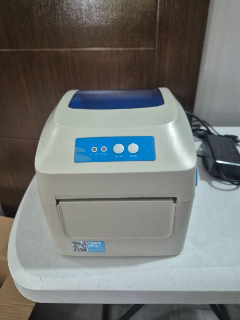 Gprinter GP-1324D direct thermal barcode printer (Category: Printers, Scanners & Copiers) located in Quezon City. Submitted by martn. (Listing ID 1424124570, Image 1). Description: The item shown is a Gprinter GP-1324D direct thermal barcode printer. - Technology: Direct thermal printing (no ink or ribbon required). - Speed: High-speed printing up to 8 inches per second. - Resolution: 203 dots per inch (dpi). - Media: Supports various media width