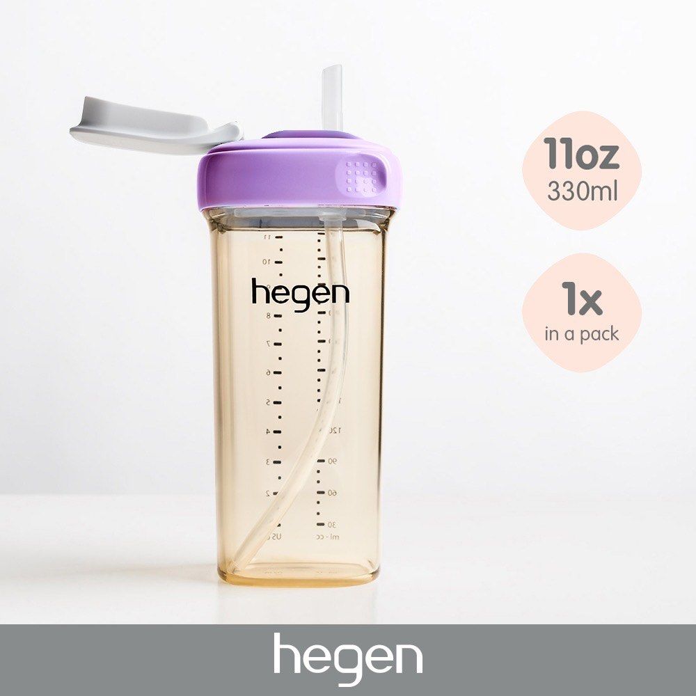 Hegen 11oz Straw Cup PPSU (Category: Weaning & Toddler Feeding) located in Manila. Submitted by aveelit90 (Listing ID 1424032221, Image 1). Description: What’s included: • 1 x Hegen PCTO™ 330ml/11oz PPSU Bottle • 1 x Hegen PCTO™ Straw Spout Blue with White Straw Cap • 1 x Hegen Upper Straw • 1 x Hegen Lower Straw • 1 x Hegen Seal Description: • The newest addition to the family, Hegen’s Straw Cup is the first of its kind straw cup with a unique o
