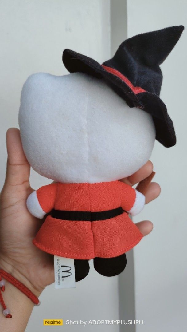 2012 McDo Hello Kitty Witch 24 Hour McDelivery Special Edition Plush (Category: Plushies & Soft Toys) located in Taguig. Submitted by adopt.my.plush.ph (Listing ID 1424100246, Image 3). Description: ‼️Last Price (LP) Posted Part of the McDonald's Kitty Fairy Tales Collection which also includes various Hello Kitty plush figures dressed as The Ugly Duckling, Little Red Riding Hood, The Frog Prince, Wizard of Oz *as is, WYSIWYG ‼️Photos have been u