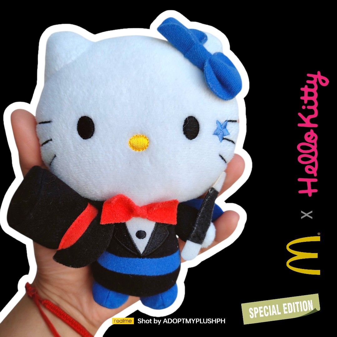 2013 McDo Hello Kitty Magician Special Edition Plush (Category: Plushies & Soft Toys) located in Taguig. Submitted by adopt.my.plush.ph (Listing ID 1424100300, Image 1). Description: ‼️Last Price (LP) Posted Part of the McDonald's Hello Kitty Circus of Life Collection includes various circus-themed Hello Kitty plush figures. *as is, WYSIWYG ‼️Photos have been uploaded for your reference. Kindly make sure to review them ALL before sending your inq