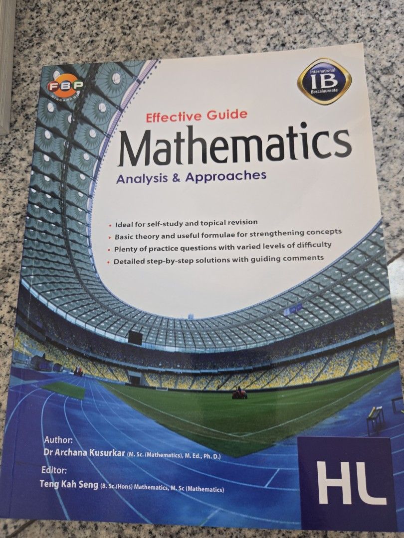 Ib Math Coursebooks IB Mathematics Analysis & Approaches Effective Guide, Hobbies & Toys ...