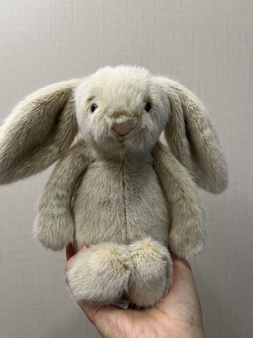 Jellycat Beige Bunny Stuffed Animal, Hobbies & Toys, Toys & Games on ...