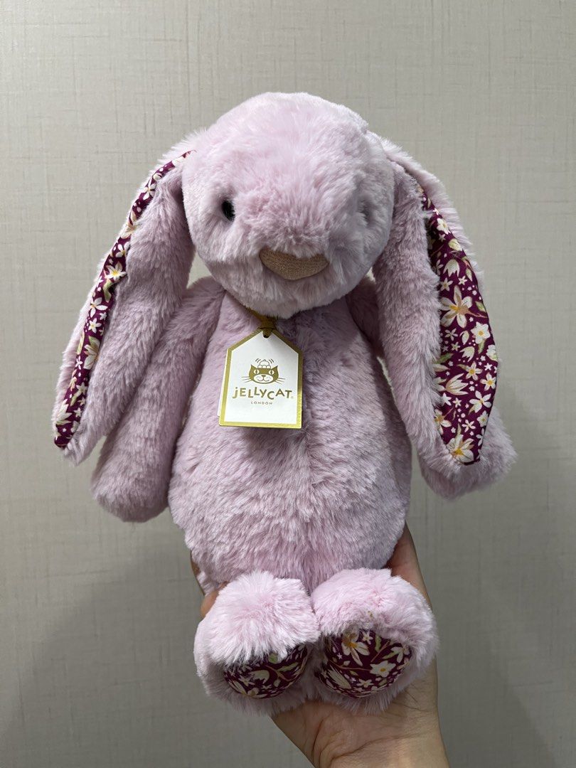 Jellycat Blossom Bashful Lavender Bunny, Hobbies & Toys, Toys & Games ...