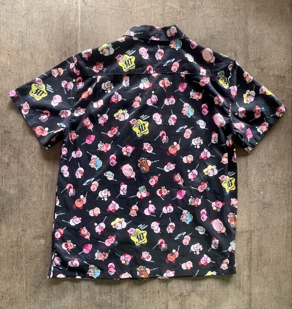 Kirby 30th Anniversary Shirt - Size L (Category: Tshirts & Polo Shirts ) located in Bacnotan. Submitted by anosellmo (Listing ID 1423993784, Image 3). Description: AOP KIRBY BUTTON DOWN SHIRT 22x27.5.