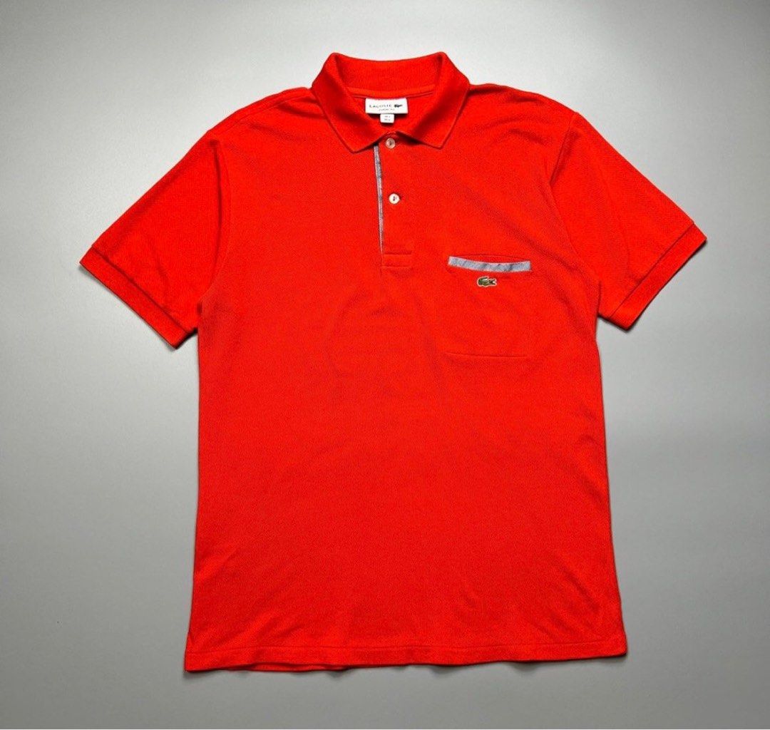 Lacoste polo shirt (auth) - orange (Category: Shirts) located in Pasig City. Submitted by chase.declutter1 (Listing ID 1424101154, Image 1). Description: .
