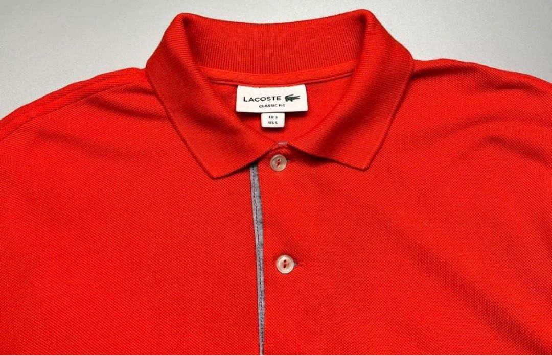 Lacoste polo shirt (auth) - orange (Category: Shirts) located in Pasig City. Submitted by chase.declutter1 (Listing ID 1424101154, Image 2). Description: .