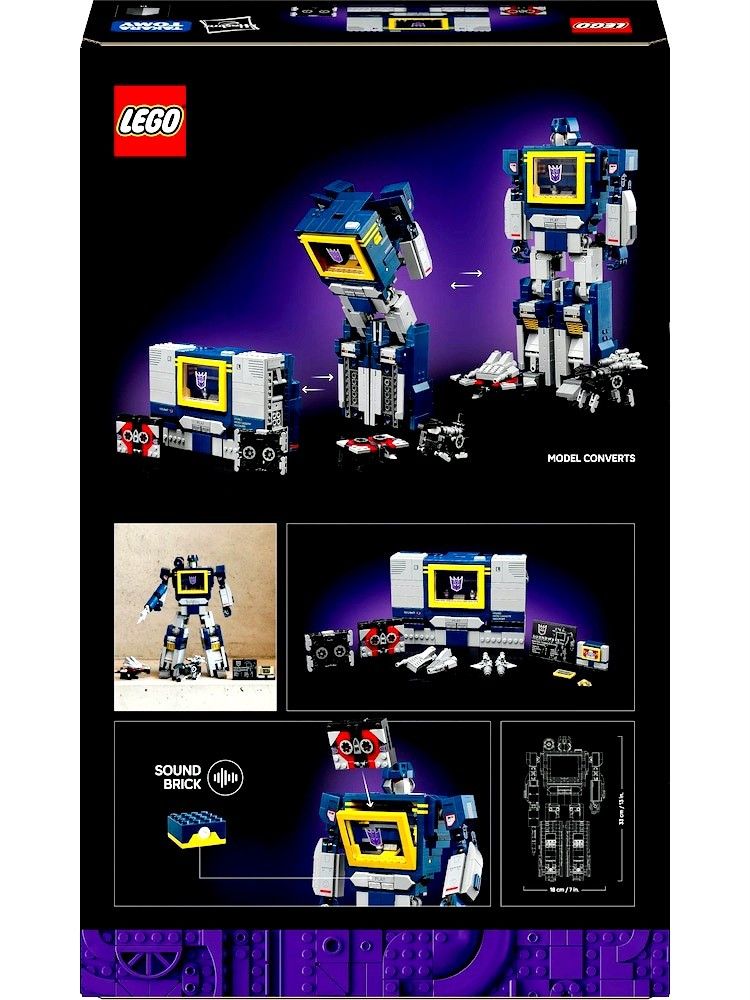 Lego Icons Transformers 10358 Soundwave ( Enjoy More Hasbro Age Of The ...
