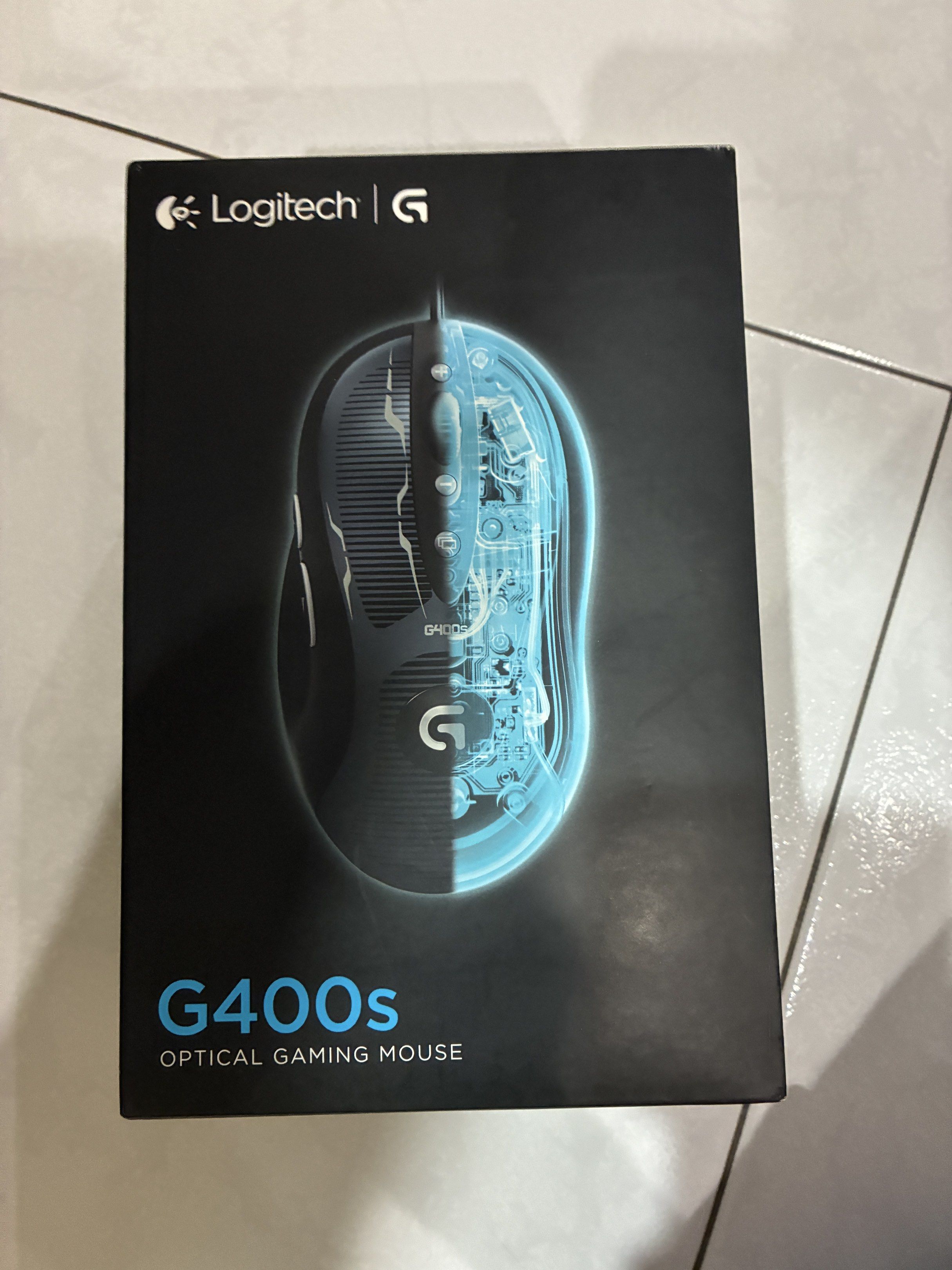 Logitech G400s Optical Gaming Mouse (Category: Mouse & Mousepads) located in Singapore. Submitted by byloesahcih (Listing ID 1424059520, Image 1). Description: Brand new Logitech G400s optical gaming mouse. Features on-the-fly adjustable DPI (400-4000), 8 programmable buttons, and a 1 millisecond report rate. Includes exclusive Delta Zero sensor for consistent high-accuracy targeting. Perfect for FPS gaming..