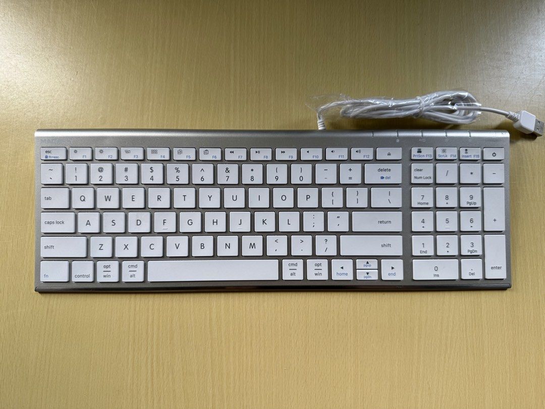 Macally Wired US Keyboard for Mac and PC (Category: Computer Keyboard) located in Manila. Submitted by shopsbyncs (Listing ID 1423975705, Image 1). Description: Brand new but without box Retail price: around 4k .