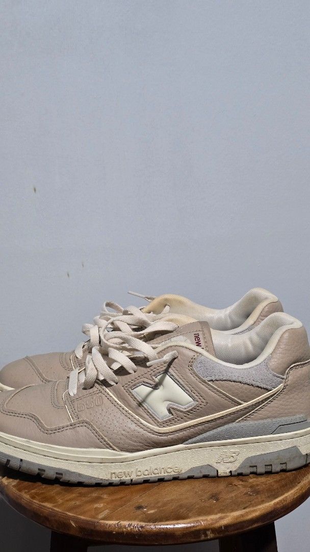 New Balance 550 Sneakers (Category: Sneakers) located in Quezon City. Submitted by ayronjustin (Listing ID 1424051826, Image 1). Description: - New Balance 550 sneakers - Neutral colorway with white accents - Classic design - Iconic New Balance logo - Contrasting soles - White laces - negotiable for sure buyers.