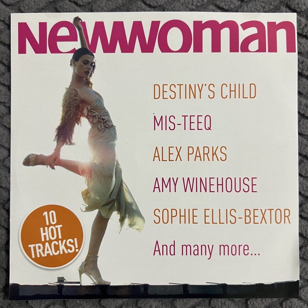 New Woman Compilation (Category: CDs & DVDs) located in Caloocan City. Submitted by thelittlejewelcase (Listing ID 1424109490, Image 1). Description: - 10-track CD compilation - Features artists: Destiny's Child, Mis-Teeq, Alex Parks, Amy Winehouse, Sophie Ellis-Bextor, The Fugees, Marvin Gaye, Aretha Franklin - Includes songs: "Bug a Boo", "Roll On", "There Is No Greater Love", and more..