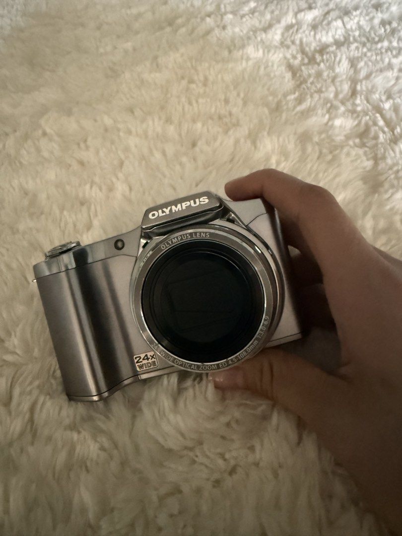 Olympus Digital Camera Stylus SZ-14 14.0MP Silver (Category: Cameras) located in Muntinlupa City. Submitted by prelovedfinds_mnl (Listing ID 1424064302, Image 2). Description: Olympus Stylus SZ-14 14.0MP Compact Digital Camera Silver Tested. with pop up flash (super chic and cute) This camera is in good condition with minor wear on the device. Please note: this listing includes a battery and charger. With Box Olympus SZ-14 Features The SZ-14 feat