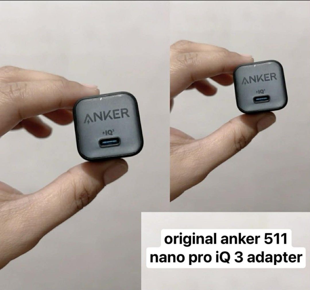 Original Anker 511 Nano Pro iQ 3 Adapter (Category: Chargers & Cables) located in Manila. Submitted by 2ez4mary0506 (Listing ID 1424070817, Image 1). Description: Original Anker 511 Nano Pro iQ 3 Adapter used it 3-5 times only bought it for 3,000 selling it for only ₱599 all goods no issue pm sa sure buyer.