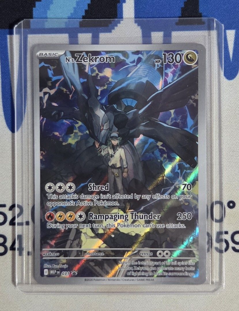 Pokemon N's Zekrom Ascended Heroes Elite Trainer Box ETB Promo, Hobbies ...