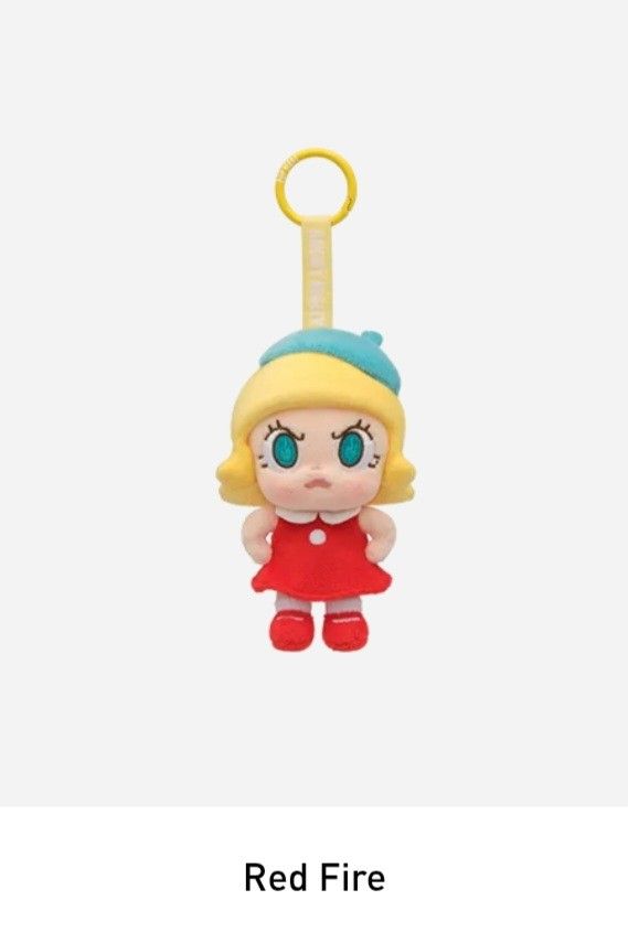 Pop Mart Red Fire Keychain, Hobbies & Toys, Toys & Games on Carousell
