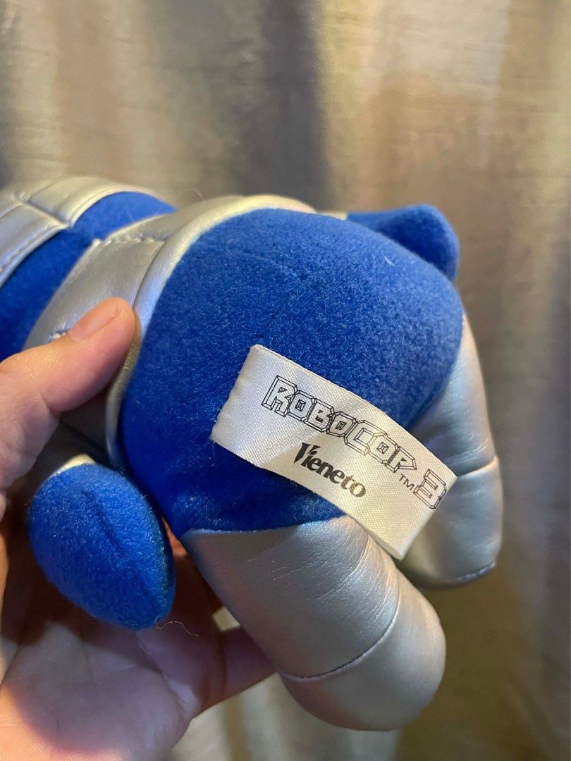 RoboCop 3 Veneto Plush Toy (Category: Plushies & Soft Toys) located in Manila. Submitted by thevintagebow (Listing ID 1424118731, Image 3). Description: RARE 1990s RoboCop 3 Veneto Plush 🏷️ A true throwback! This licensed Veneto plush was released around the time of RoboCop 3. While most of these are lost to time, this one has been well-preserved. Market Value: These often fetch ₱2,000+ on international auction sites. Our Price: ₱1,500 PHP ONLY.