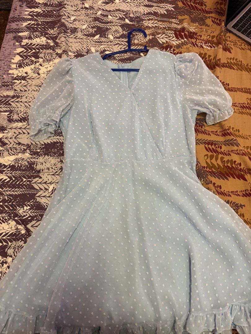 shein blue dress (Category: Dresses) located in Las Pinas. Submitted by yncxz (Listing ID 1424086734, Image 1). Description: °˖ ʚ ·˚₊ shein blue dress! size: s-m — my fave! ₱300.