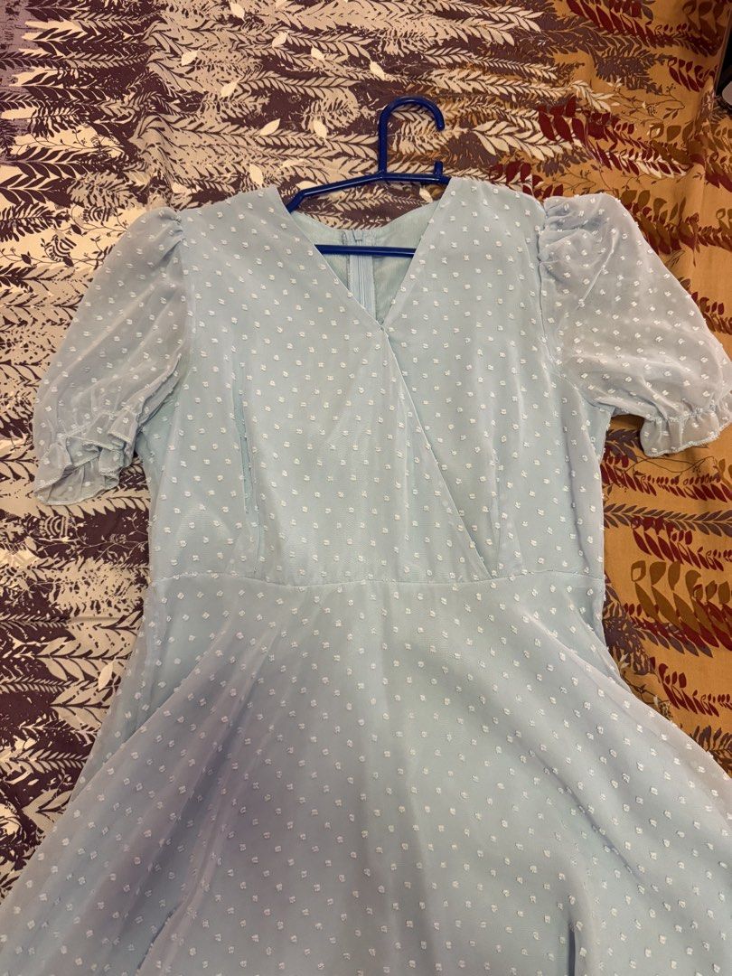shein blue dress (Category: Dresses) located in Las Pinas. Submitted by yncxz (Listing ID 1424086734, Image 2). Description: °˖ ʚ ·˚₊ shein blue dress! size: s-m — my fave! ₱300.