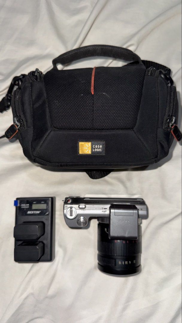 Sony NEX-5 (Category: Cameras) located in Cagayan de Oro. Submitted by 88980 (Listing ID 1424076391, Image 1). Description: ⚠️ Issue: The mode dial is sensitive. 👉 This does NOT affect photo or video quality. Camera functions perfectly. 📦 Inclusions: ✅ Camera body ✅ Camera bag ✅ 2 batteries ✅ 1 charger ✅ Sony E 18-55mm f/3.5-5.6 OSS (not shown in picture) ✅ 7artisans 55mm f/1.4 Mark II (shown in picture) 📩 Message me for sample photos or if yo